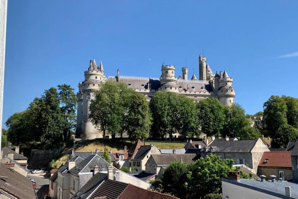 Appartement Vintage Avec Vue Sur Le Chateau Pierrefonds Dış mekan fotoğraf